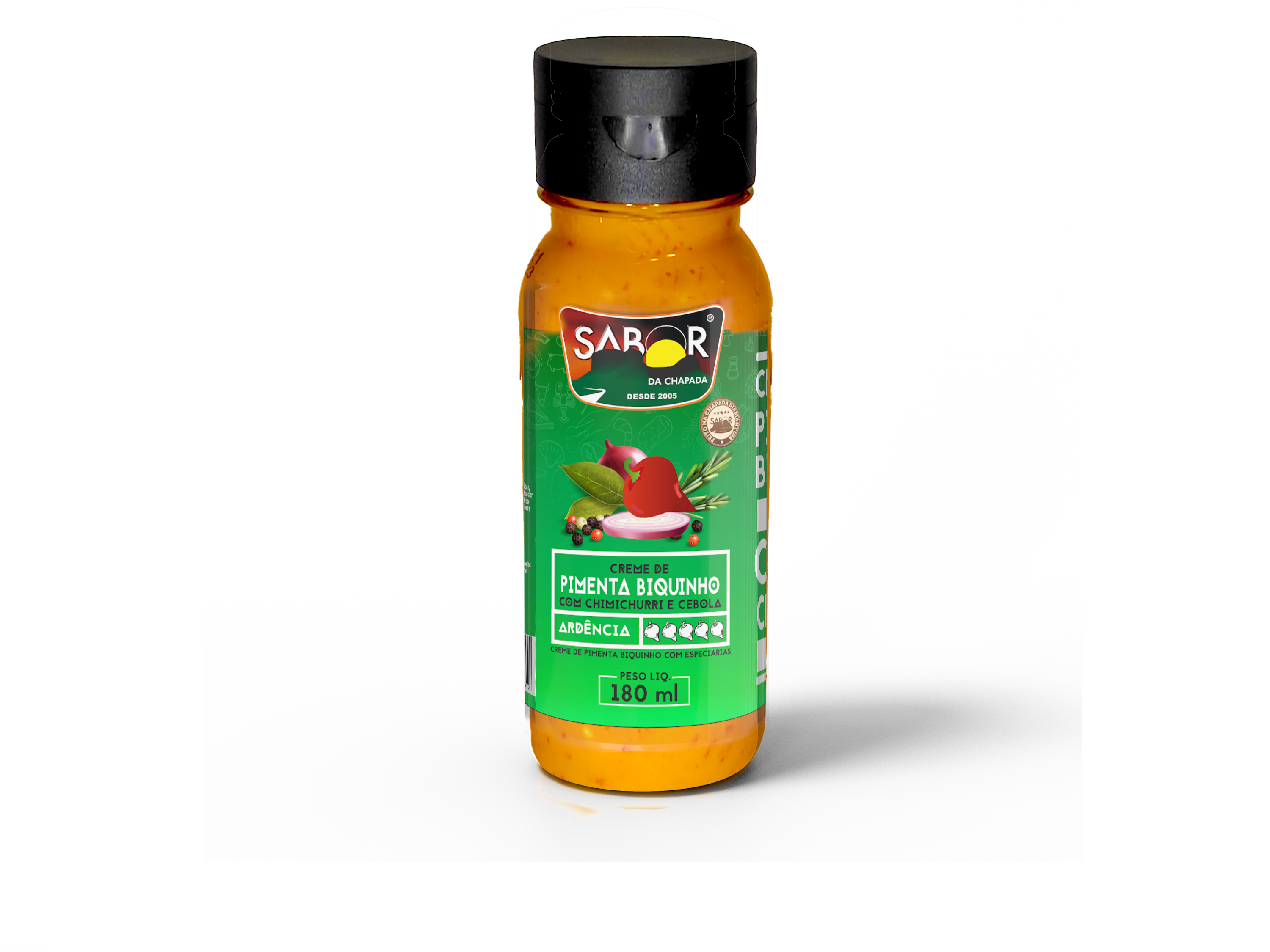 CREME DE PIMENTA BIQUINHO C/ CHIMICHURRI E CEBOLA 180 ML 