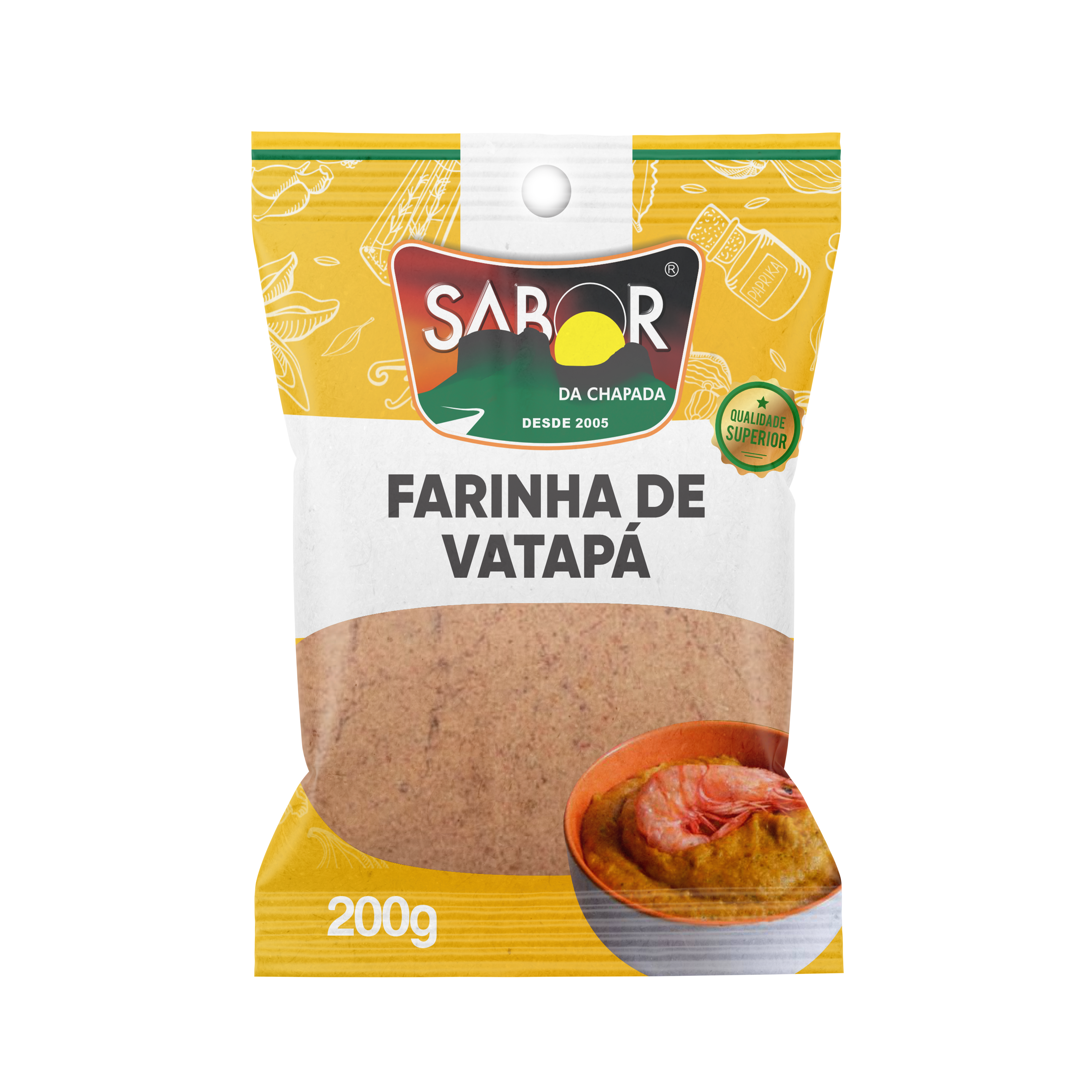 FARINHA DE VATAPA 200 G 
