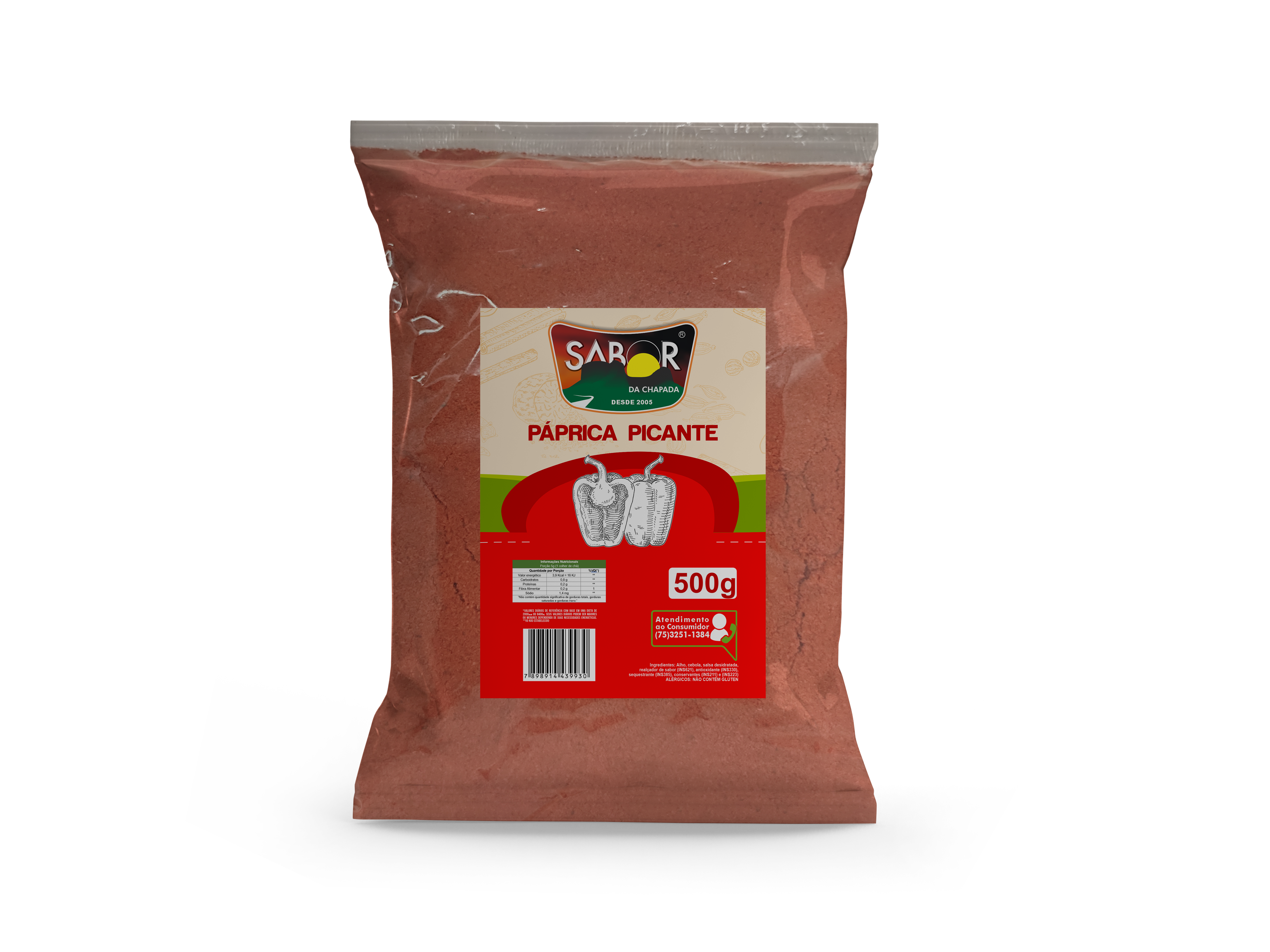 PAPRICA PICANTE 500 G 