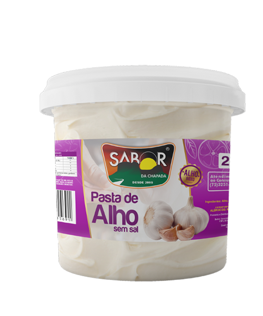 PASTA DE ALHO SEM SAL 200 G 