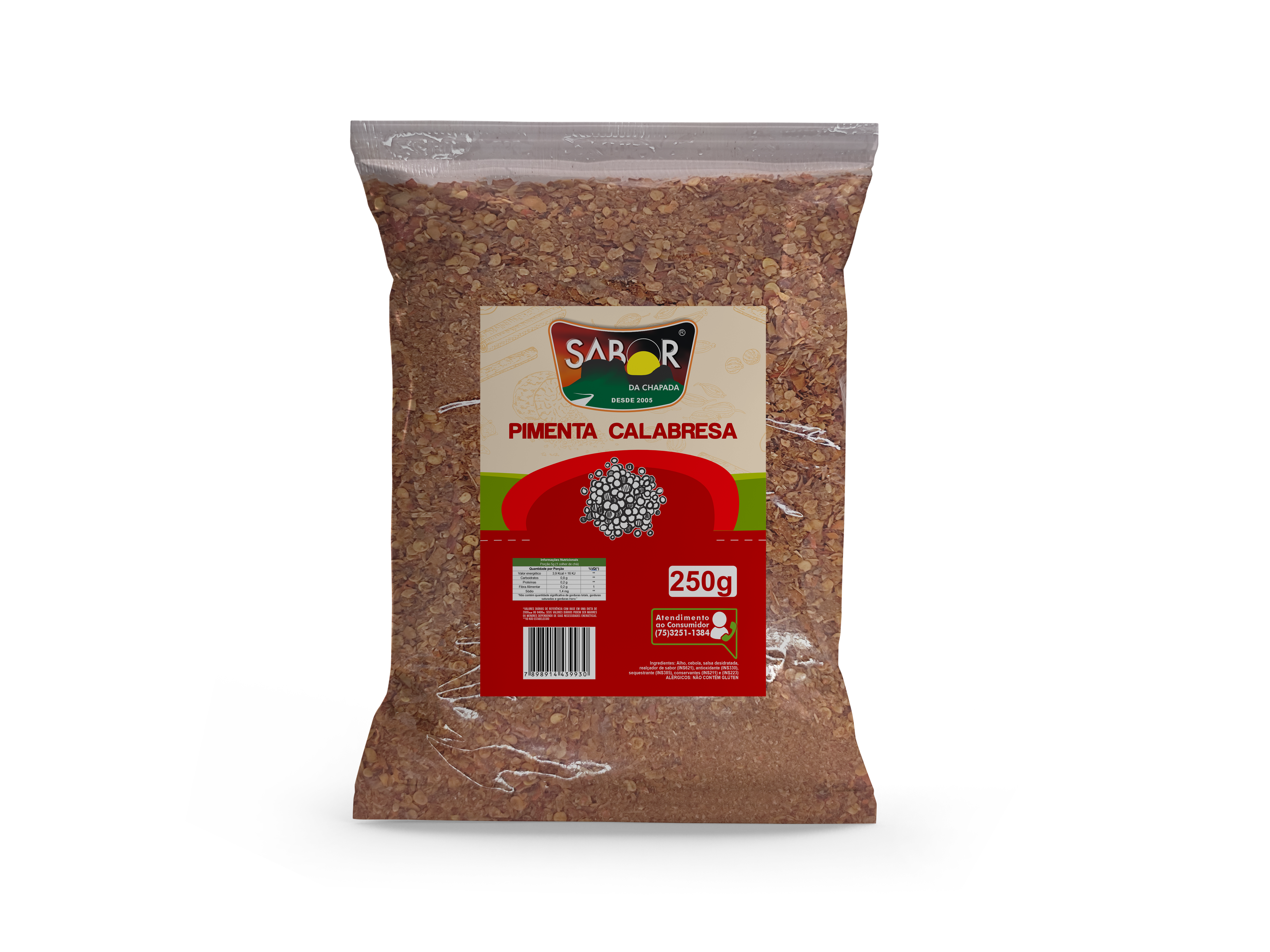 PIMENTA CALABRESA 250 G 
