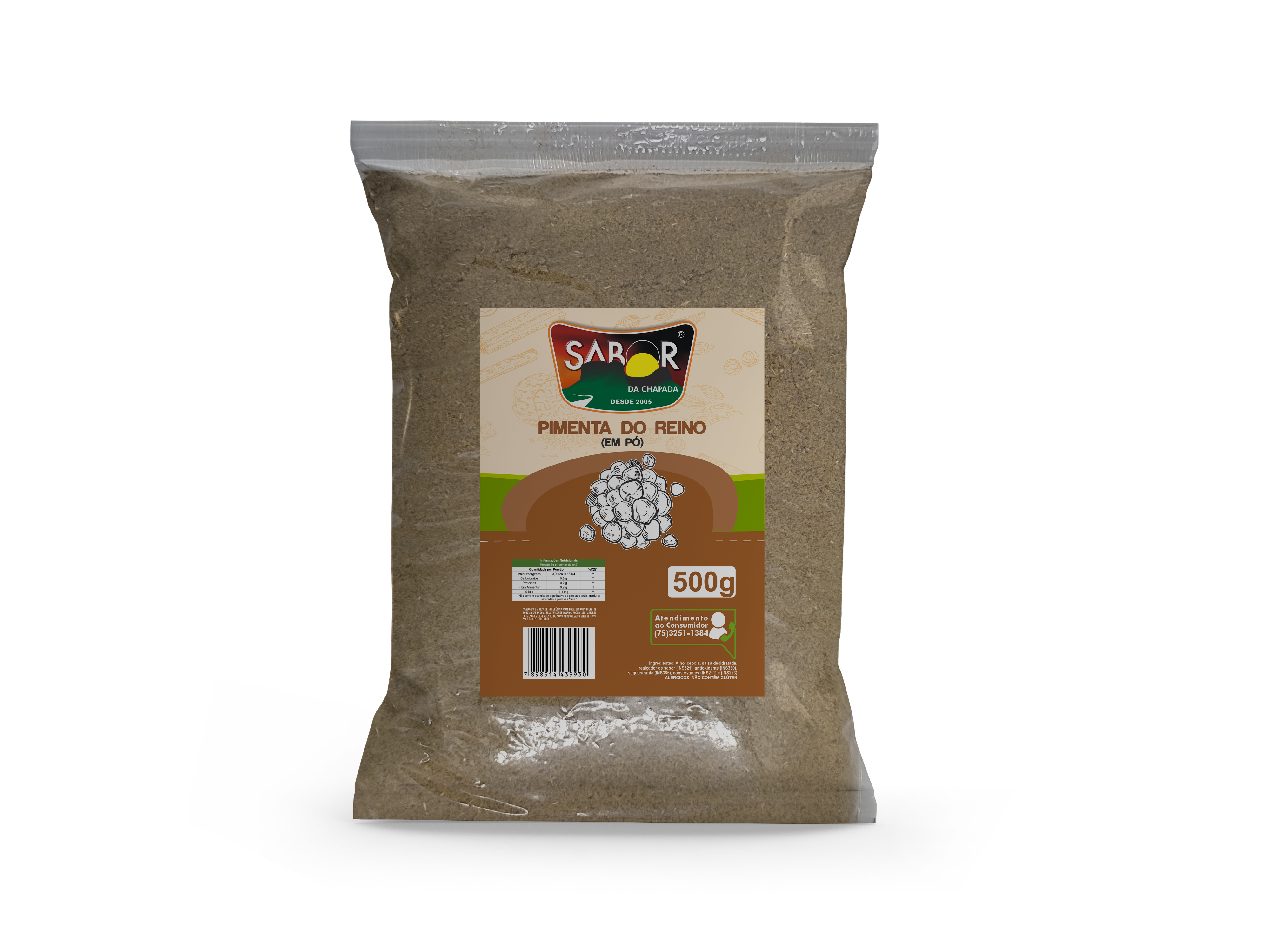 PIMENTA E COMINHO 500 G 