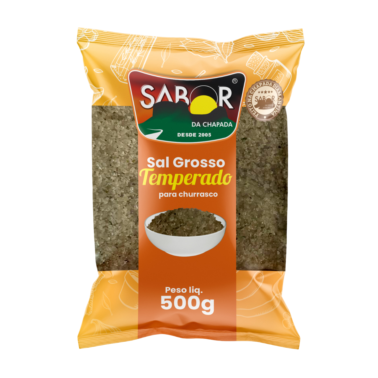 SAL TEMPERADO 500 G  (SACO)